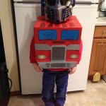 Riley's Optimus Prime Costume